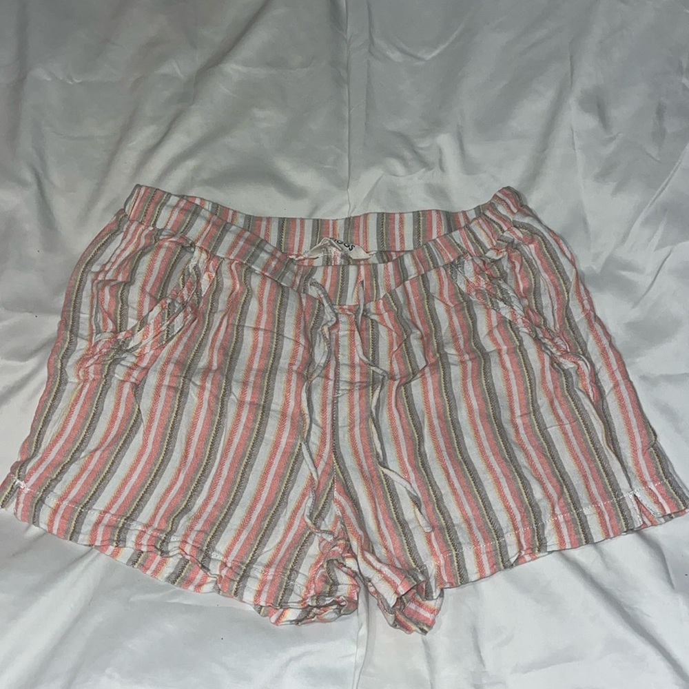 Briggs Striped Linen Shorts
